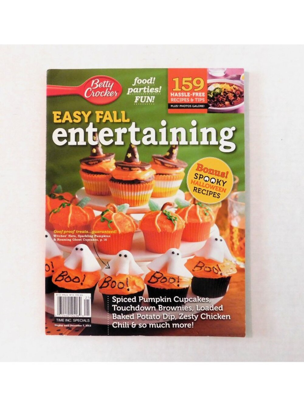 Betty Crocker Easy Fall Entertaining Cookbook 2012 Recipes with Photos Softcover